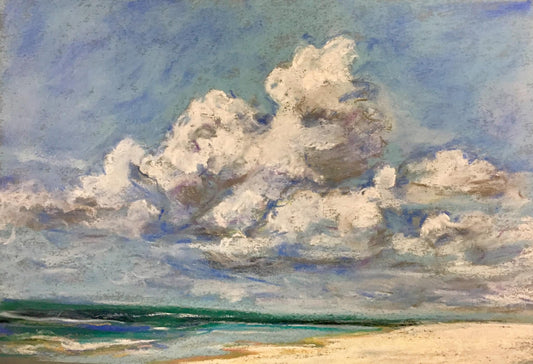 Summer beach clouds