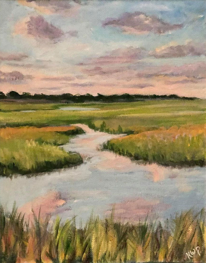 Sunrise over the marsh